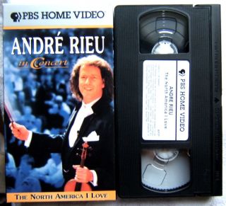 Andre Rieu in Concert Johann Strauss Mint PBS VHS