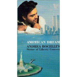 American Dream Andrea Bocelli Statue of Liberty Concert RARE NEW