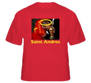 Andres Iniesta Spain World Cup Barcelona T Shirt