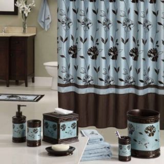 decorative shower curtain/ toilet seat annas linen christina