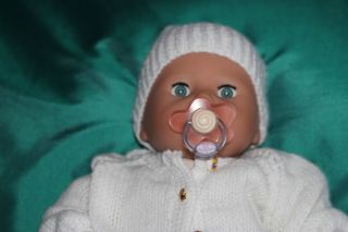   have a zapf 100 % genuine baby annabella turns head the doll when