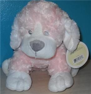 nwt plush stuffed baby animal adventure pink dog