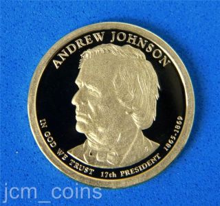 2011 s Andrew Johnson Golden Proof Dollar