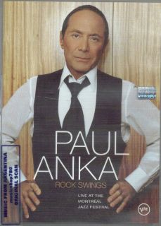 PAUL ANKA, ROCK SWINGS – LIVE AT THE MONTREAL JAZZ FESTIVAL. FACTORY 