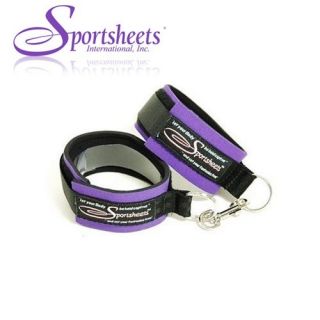 Sportsheets Purple Wrist or Ankle Restraints Cuffs Handcuffs Neoprene 