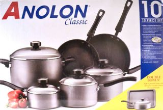 This listing is for one Anolon Classic 10 Pc. Cookware set as shown in 