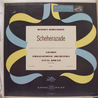 ANTAL DORATI rimsky korsakoff scheherazade LP VG+ LBC 1006 Vinyl 1s/2s 