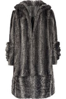 Anna Sui Faux Fur Persian Lamb Coat Hollywood Glamour Ret for $645 M L 