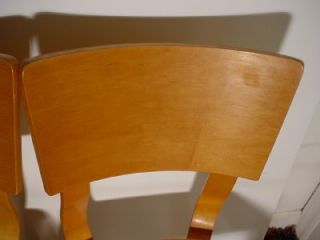 Vintage Pair 2 Thonet Bentwood Eames Era Side Dining Chair Mid Century 