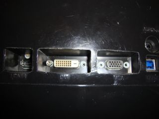 Unscrew these 4 screws in the VGA and DVI spot 5mm socket small head 