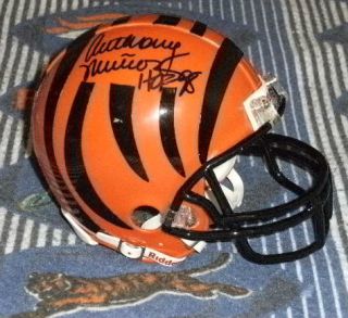 Anthony Munoz Signed Cincinnati Bengals Mini Helmet USC