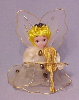 Old Delta Novelty Pipecleaner Angel w Violin Ornament