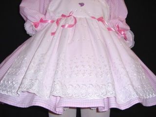Adult Sissy Baby Dress Gingham Pinny by Annemarie