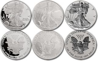 2006 Silver American Eagle 20th Anniversary Coin Set