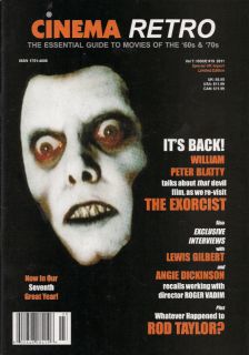   Retro Issue 19 UK The Exorcist Angie Dickinson Rod Taylor