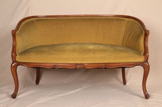 Antique 20th Century French Louis XV Style Settee Sofa Canapé 