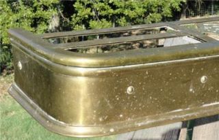 Solid Brass Fireplace Fender Antique Home Sweet Home