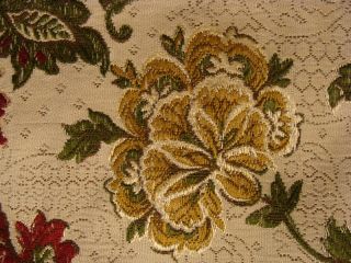 Victorian Rose Flower Gold Embroidery Tapestry Placemat