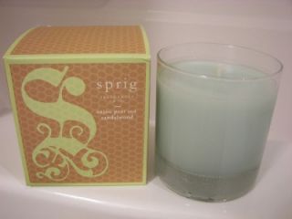 Sprig Nest Fragrances Candle Anjou Pear and Sandalwood Laura Slatkin 7 