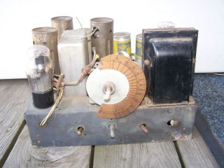 Philco Chassis Type 60 Radio for Parts Vintage
