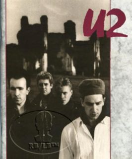 U2 1984 85 Unforgettable Fire Tour Concert Program Red