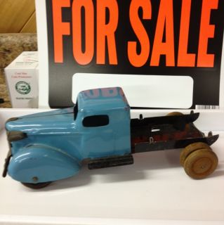Wyandotte Antique Toy Truck with Wooden Wheels
