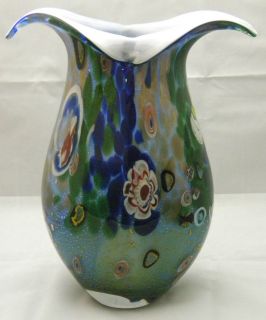   Vase Art Glass Italian Ann Primrose DArte Collection