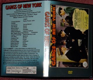 Gangs of New York DVD Charles Bickford Ann Dvorak