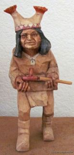 Native American Wood Carved Indian Nativity Set Navajo Southwest Art 