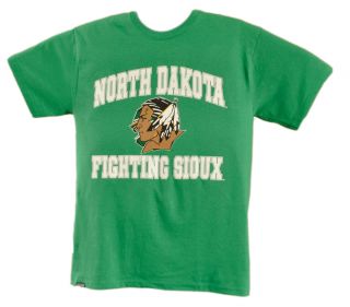   University of North Dakota Fighting Sioux Green T Shirt