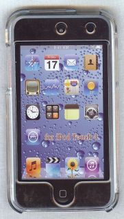 iPod Touch 4th Gen Clear Hard Plastic Case LCD Screen 8 32 64 G 8g 16g 
