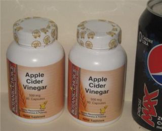 TWO, Apple Cider Vinegar (**500** mg/capsule) May help lower glucose 