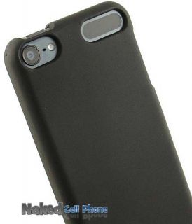 New Black Rubberized Hard Case Protector Cover for Apple iPod Touch 5 