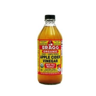 Bragg Braggs Organic Apple Cider Vinegar w Mother 16 oz Glass Bottle 