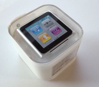 Apple iPod nano 6th Generation Silver 16 GB Latest Model New No 