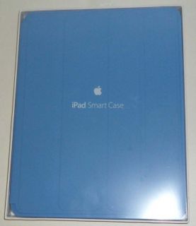 NEW Apple iPad2 iPad3 OEM smart case BLUE Polyurethane MD458LL A