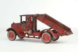 1923 Arcade International Harvester Red Baby Dump Truck