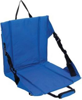 Blue Stadium Cushion Seat Crazy Creek Bleacher Folding Portable Sports 