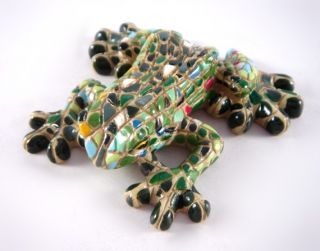 Barcino Frog Mosaic Design Magnet in Gift Box