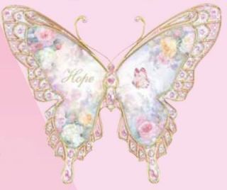 Lena Liu Breast Cancer Awarness Wings of Hope Butterfly