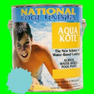   Aqua Kote Acrylic Waterbase 1 Gallon Swimming Pool Paint Aqua