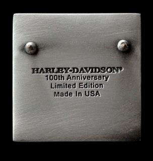 Harley Davidson 100th Anniversary Varsity Pewter Pin
