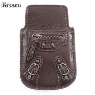 Motorcycle iPhone 3 4 Cases Covers Cow Leather   Detail View