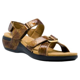Aravon by New Balance Kira Womens Brown Leather Sport Sandals WSK04BM 