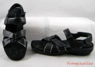 Aravon by New Balance Womens Strappy Comfort Sandals Shoes 11 D Black 