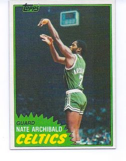 1981 82 Topps Nate Archibald 3 Vending Fresh Mint