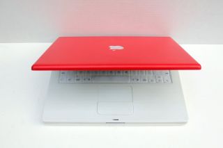 Apple MAC iBOOK Barcelona RED laptop WIFI WARRANTY LOADED LOOK