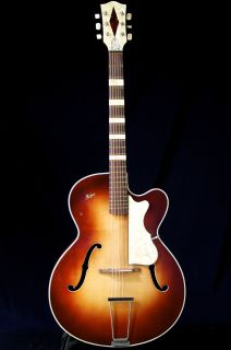 Vintage 1960s Hofner 455 Archtop Guitar Beauty GRLC874