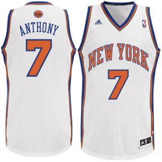 New York Knicks Carmelo Anthony Home White Swingman Jersey Sz 4XL 