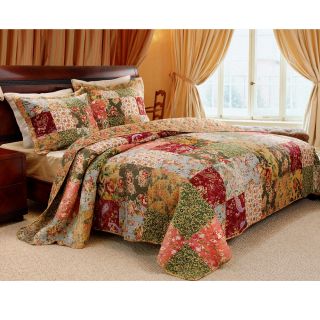    Bedroom Decor Bedding Quilts Antique Chic Full Queen Size Quilt Set